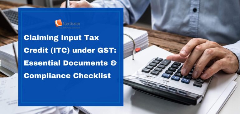 Input Tax Credit