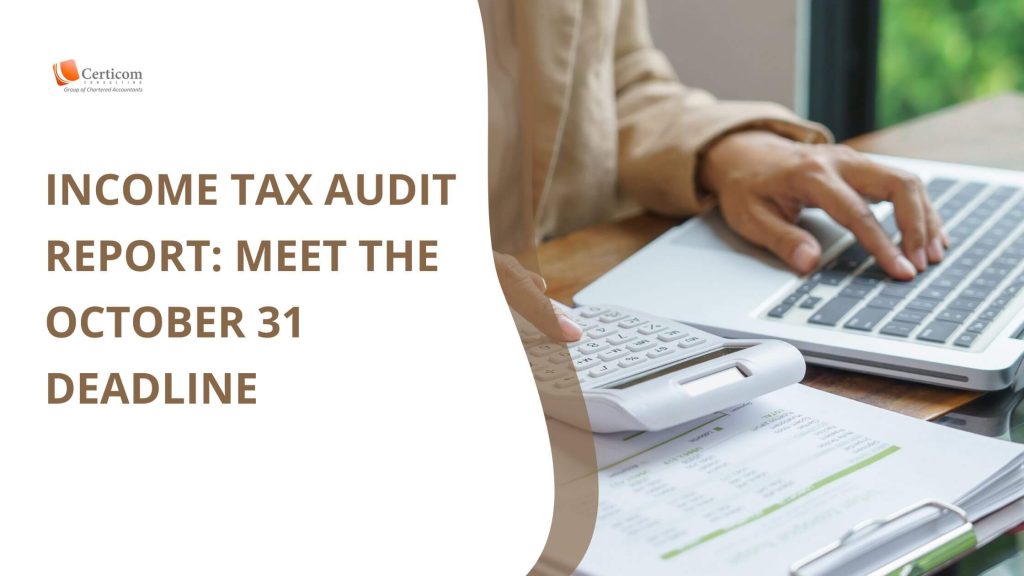 Income Tax Audit Report: Meet the October 31 Deadline